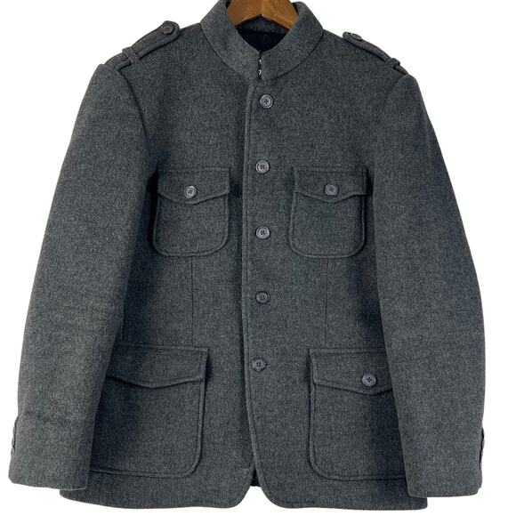 Adam & Eve Fashion Wool Jacket Gray Men’s SZ Med Lined - Picture 1 of 11